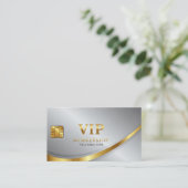 Visitekaartje VIP Gold (Staand voorkant)