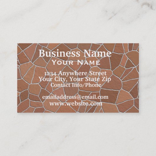 visitekaartje Vlag Stone (Voorkant)