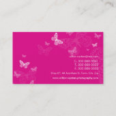 VISITEKAARTJE:: vlinders 4L Visitekaartje (Achterkant)