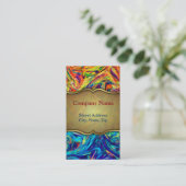 visitekaartje vloeistofkleuren (Staand voorkant)