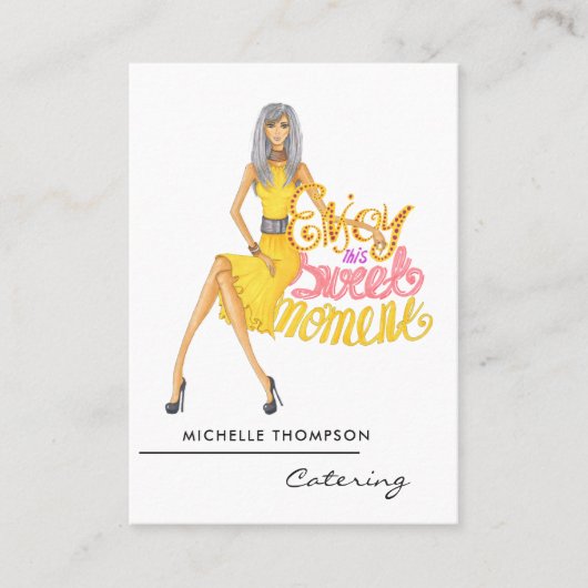 Visitekaartje Voedsel Catering Bedrijf (Voorkant)