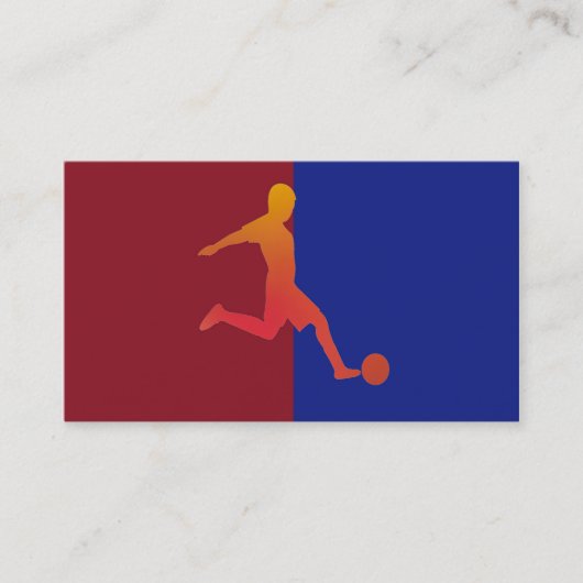 Visitekaartje Voetbal (Voorkant)
