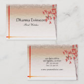 Visitekaartje vogelboom (Voorkant / Achterkant)