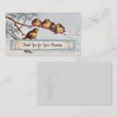 Visitekaartje  vogelillustratie (Voorkant / Achterkant)