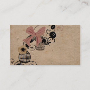 Visitekaartje  vogelkooien