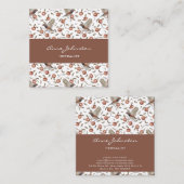 Visitekaartje vogelpuitje (Voorkant / Achterkant)