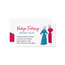 Visitekaartje voor aangepaste kledingverpakking