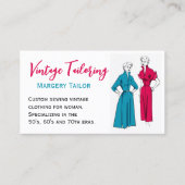 Visitekaartje voor aangepaste kledingverpakking (Voorkant)