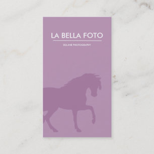 Visitekaartje voor aankomende paarden, visitekaart