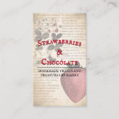  Visitekaartje voor aardbeieninformatie (Voorkant)