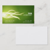 Visitekaartje voor abstracte energiebarsting (Voorkant / Achterkant)