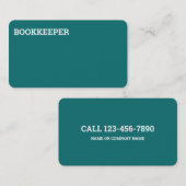 Visitekaartje voor accountants (Voorkant / Achterkant)