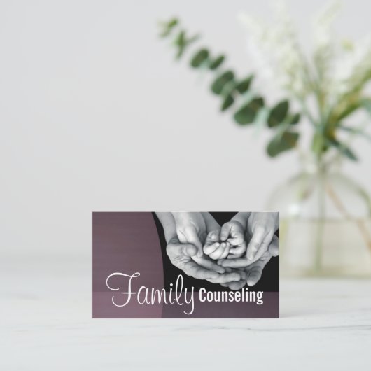 Visitekaartje voor advies (Staand voorkant)