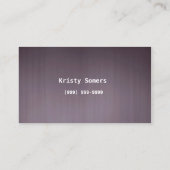 Visitekaartje voor advies (Achterkant)