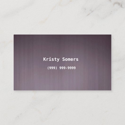 Visitekaartje voor advies (Achterkant)