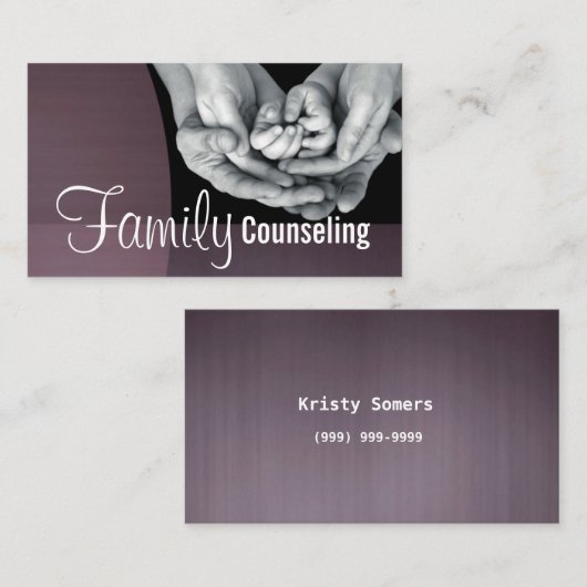 Visitekaartje voor advies (Voorkant / Achterkant)