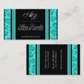 Visitekaartje voor afdrukken van luipaard (Voorkant / Achterkant)