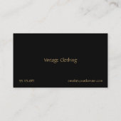 Visitekaartje voor afdrukken van luipaard (Achterkant)