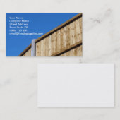 Visitekaartje voor afschermingen (Voorkant / Achterkant)