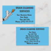 Visitekaartje voor afvoerreiniging (Voorkant / Achterkant)