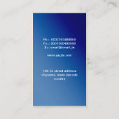 visitekaartje voor agent Real Estate Agent (Achterkant)