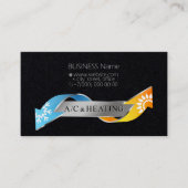 Visitekaartje voor airconditioner en verwarming (Voorkant)