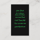 Visitekaartje voor airconditioning (Achterkant)