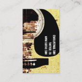 visitekaartje voor akoestische gitaartandheelkunde (Achterkant)