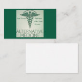 Visitekaartje voor alternatieve geneeswijzen (Voorkant / Achterkant)