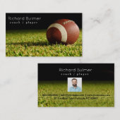 Visitekaartje voor Amerikaanse Footballs (Voorkant / Achterkant)