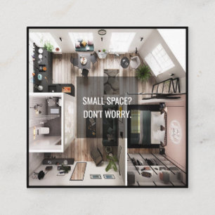 visitekaartje voor architect en interior designer