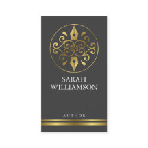 Visitekaartje voor auteur/schrijver