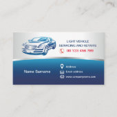 Visitekaartje voor Autodiensten (Voorkant)