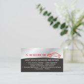 Visitekaartje voor Autodiensten (Staand voorkant)