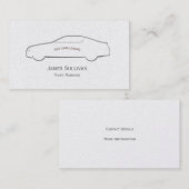 Visitekaartje voor autohandel en lease (Voorkant / Achterkant)