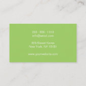 Visitekaartje voor automatisch Logo van de autover (Achterkant)