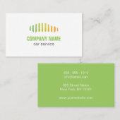 Visitekaartje voor automatisch Logo van de autover (Voorkant / Achterkant)