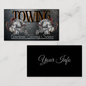 Visitekaartje voor automatisch trekken (Voorkant / Achterkant)