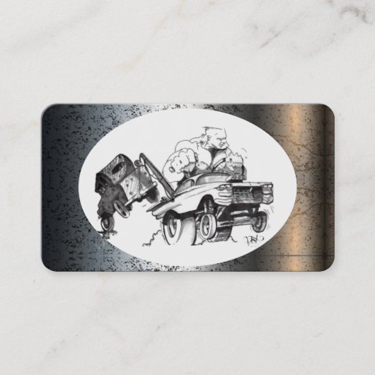 Visitekaartje voor automatisch trekken (Voorkant)