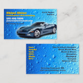 Visitekaartje voor automatische gegevens (Voorkant / Achterkant)