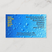 Visitekaartje voor automatische gegevens (Achterkant)