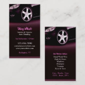 Visitekaartje voor automatische gegevens (Voorkant / Achterkant)