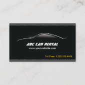 Visitekaartje voor automatische lijnautoverhuur/hi (Voorkant)