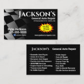 Visitekaartje voor automatische reparatie (Voorkant / Achterkant)