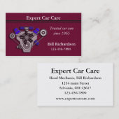 Visitekaartje voor automatische reparatie van wink (Voorkant / Achterkant)