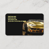 Visitekaartje voor automatische verkoop autoverkoo (Achterkant)