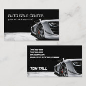 Visitekaartje voor automatische verkoop autoverkoo (Voorkant / Achterkant)