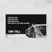 Visitekaartje voor automatische verkoop autoverkoo (Achterkant)