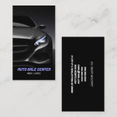 Visitekaartje voor automatische verkoop autoverkoo (Voorkant / Achterkant)