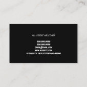 Visitekaartje voor automatische verkoop autoverkoo (Achterkant)